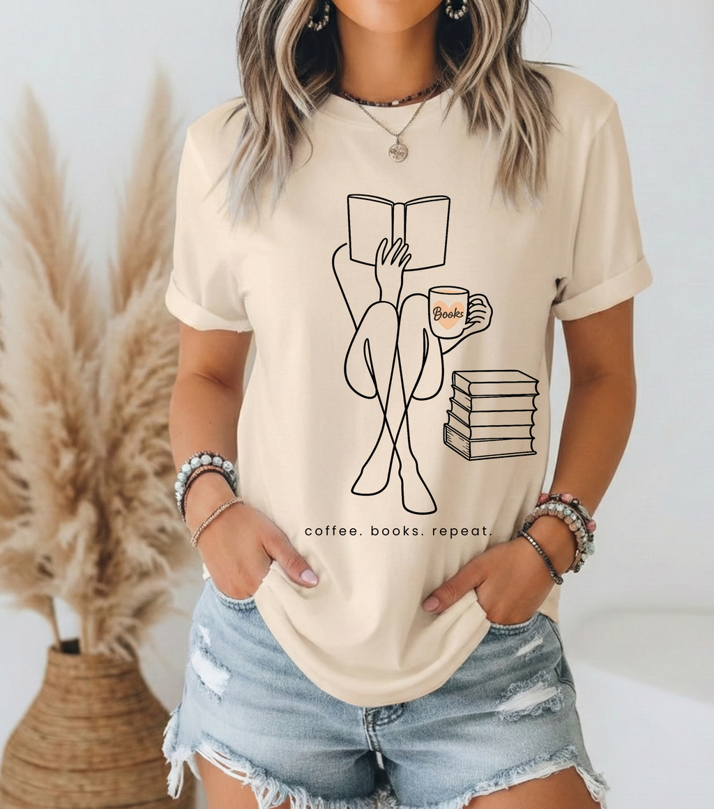 The Coffee & Chapters Tee