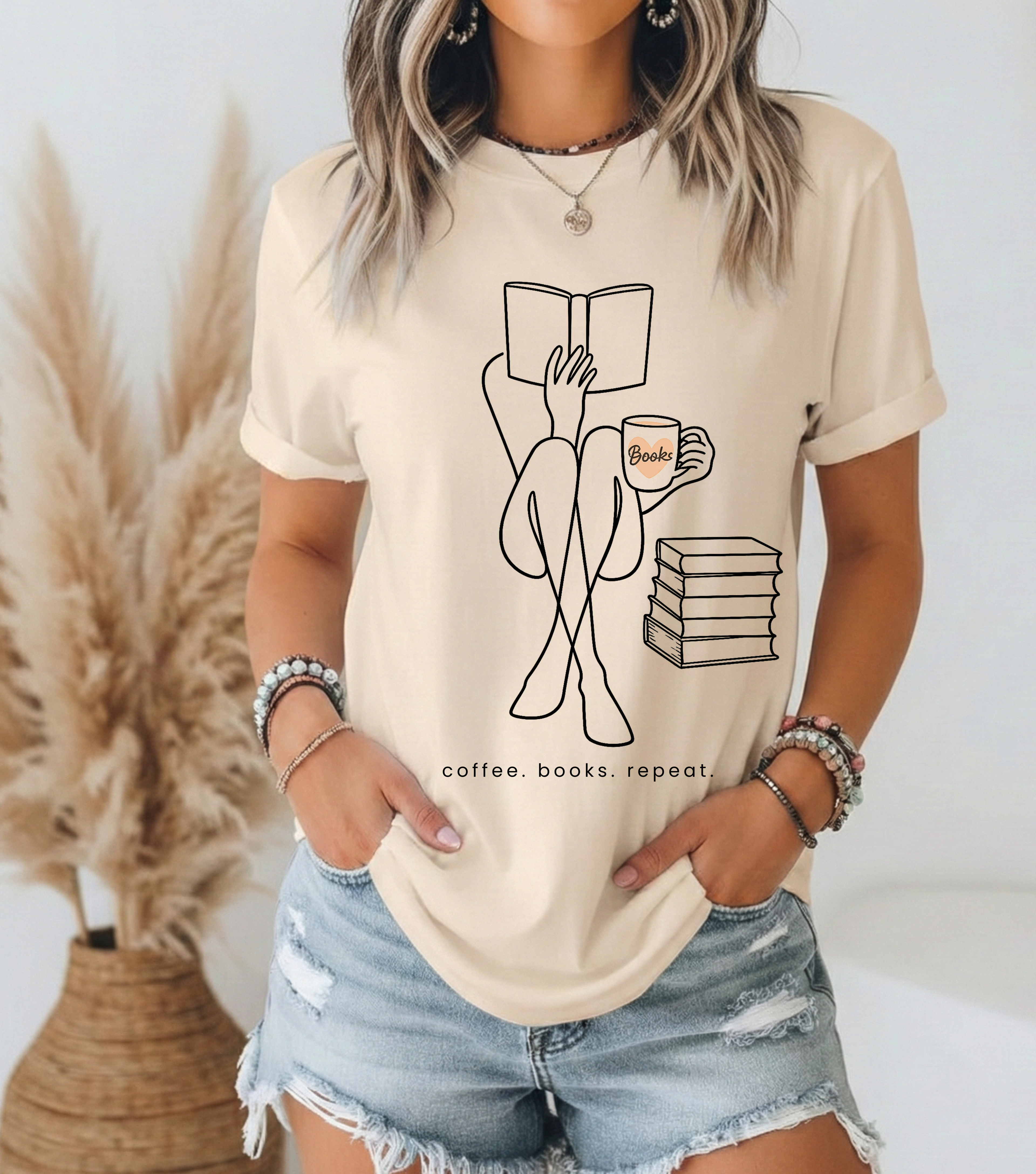 The Coffee & Chapters Tee