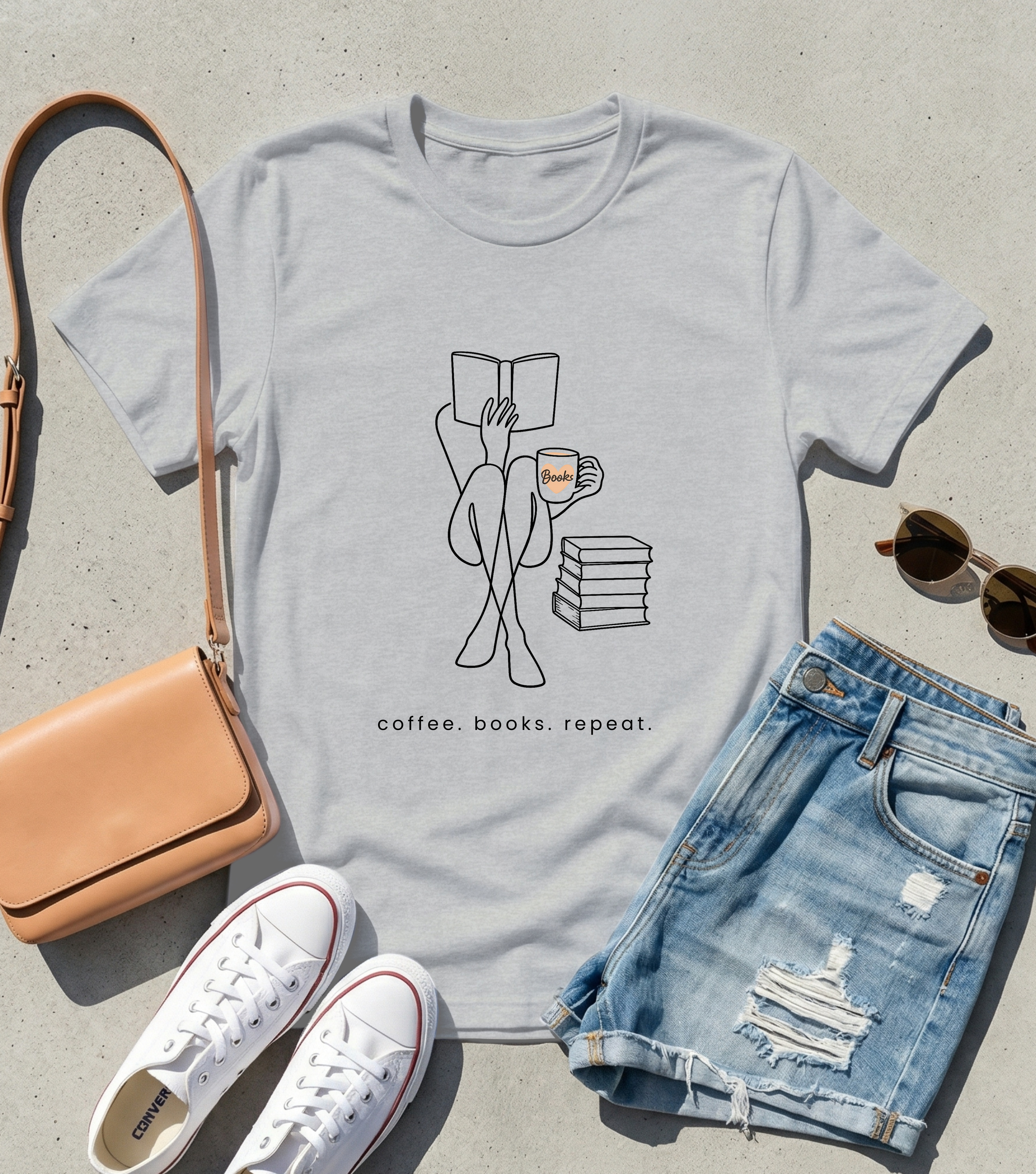 The Coffee & Chapters Tee