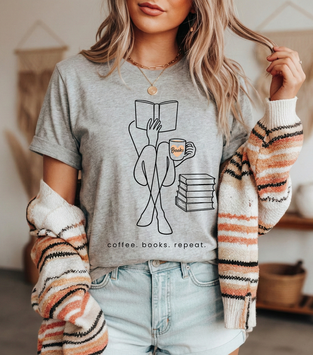The Coffee & Chapters Tee