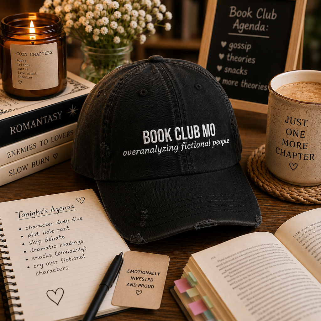 Book Club MO Hat – Overanalyzing Fictional People