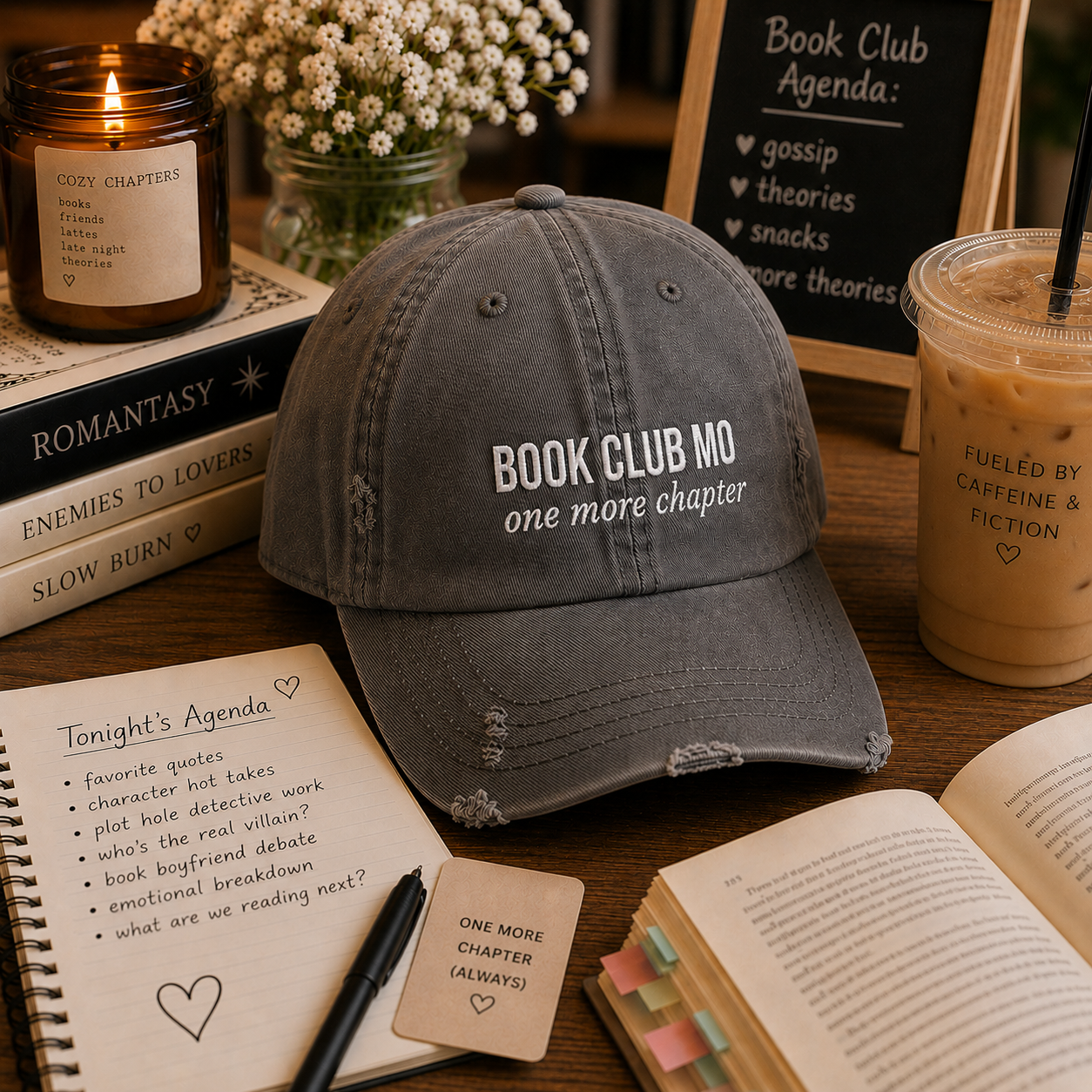 Book Club MO Hat - One More Chapter