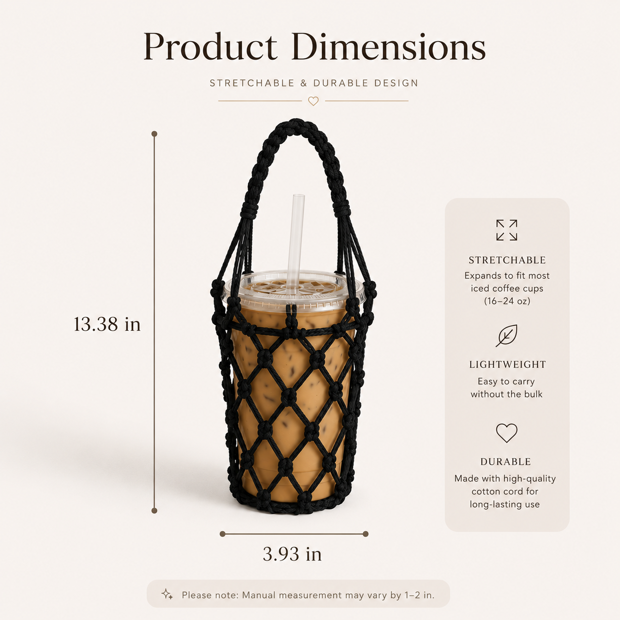 The Iced Coffee Carry Net