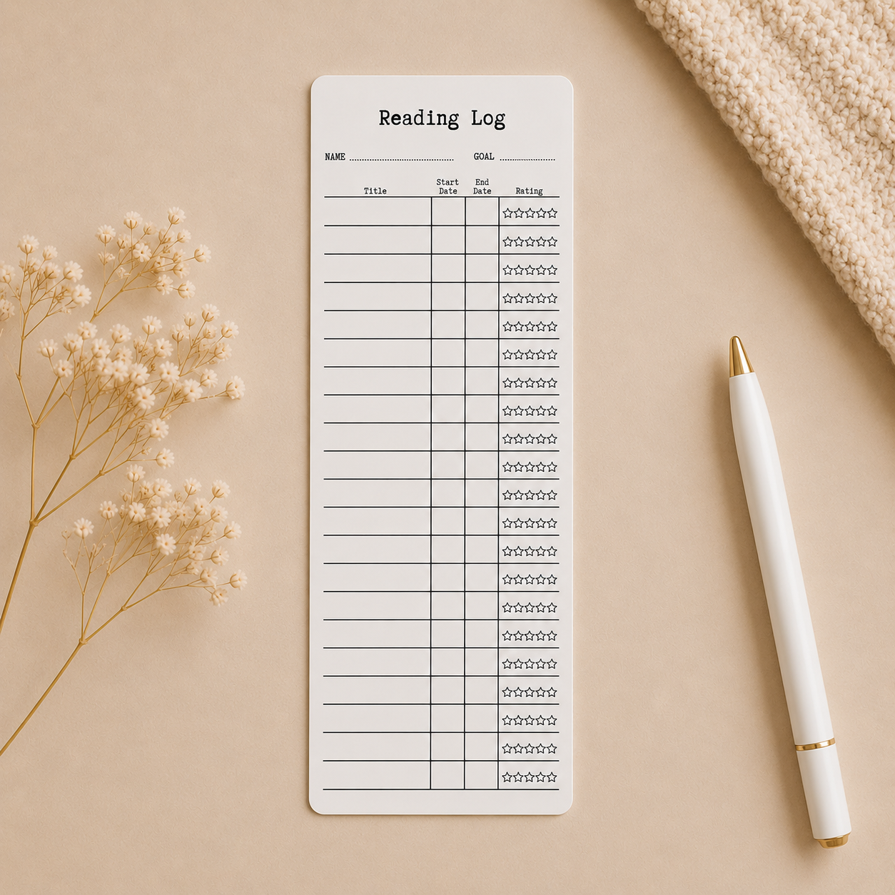 The Personal Library Bookmark Set – 20 Piece Collection
