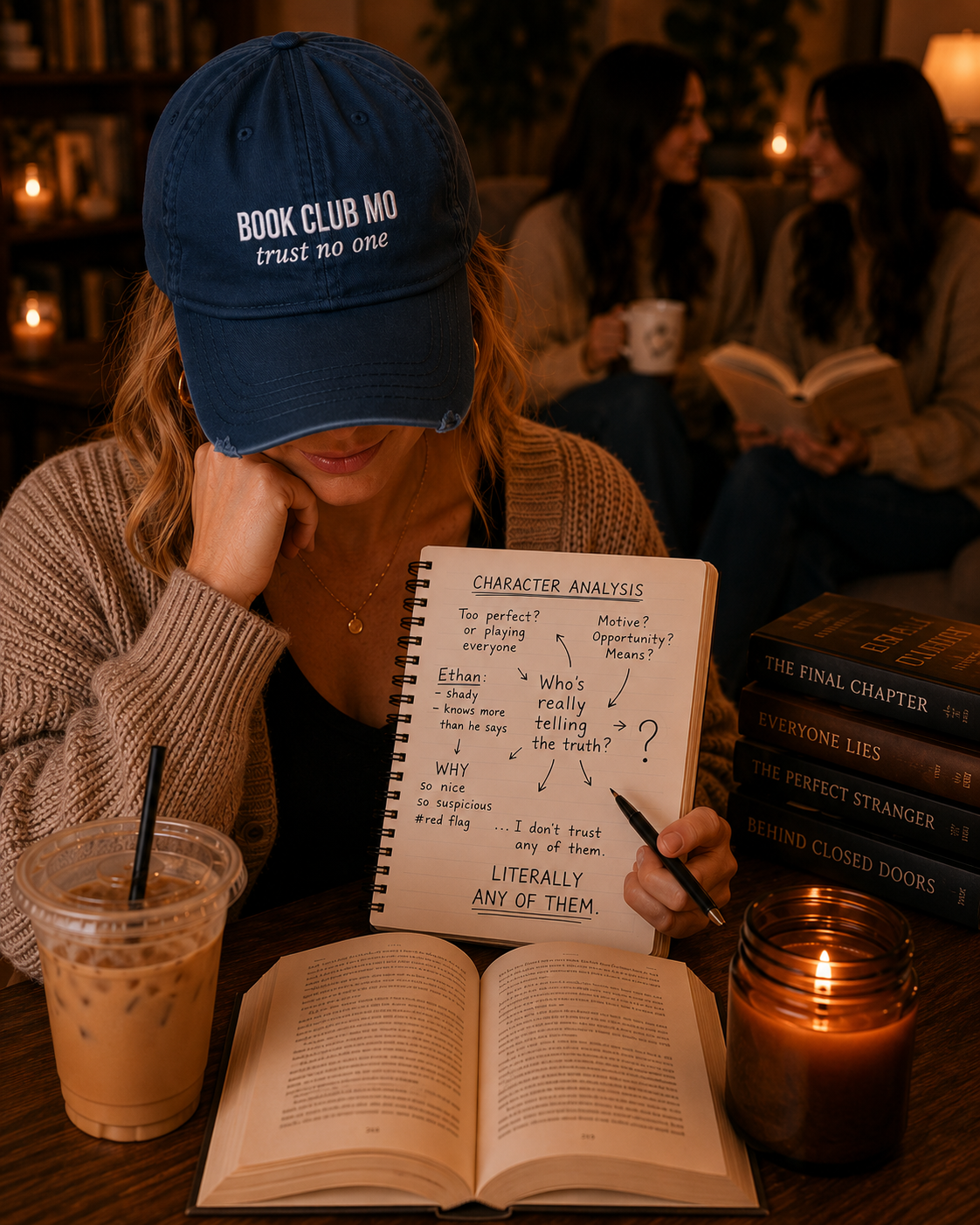 Book Club MO Hat - Trust No One