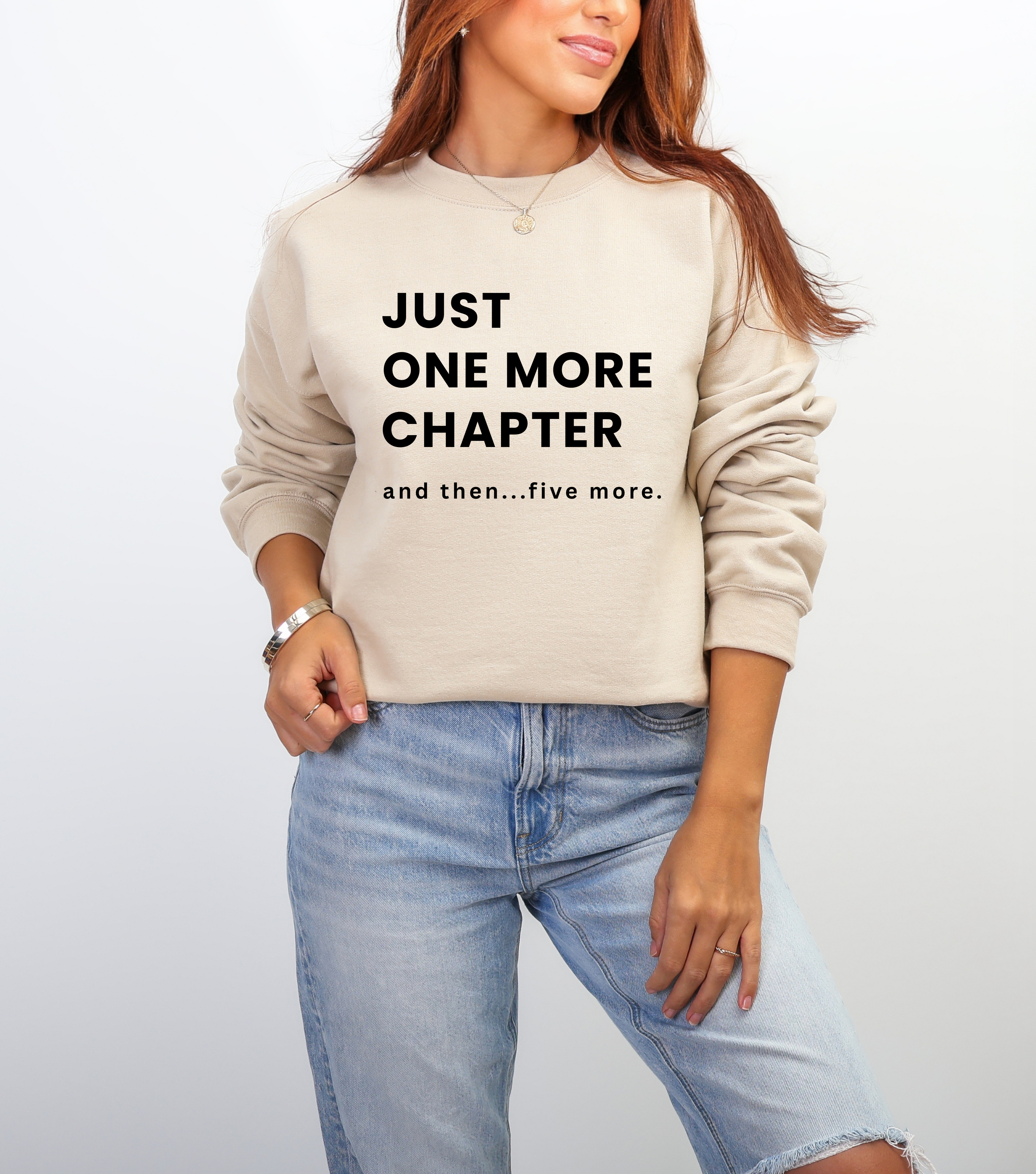 Just One More Chapter Crewneck