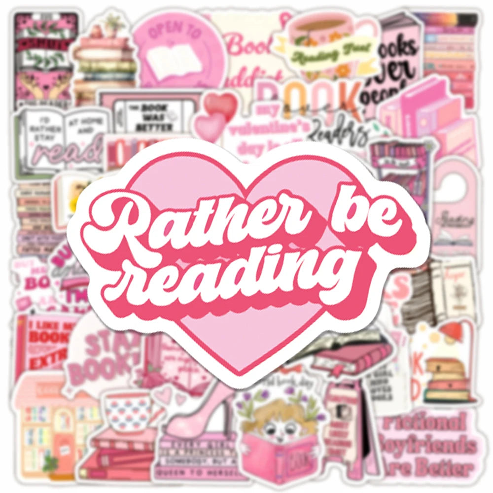 The Cozy Reader Sticker Pack – 50 Piece Collection