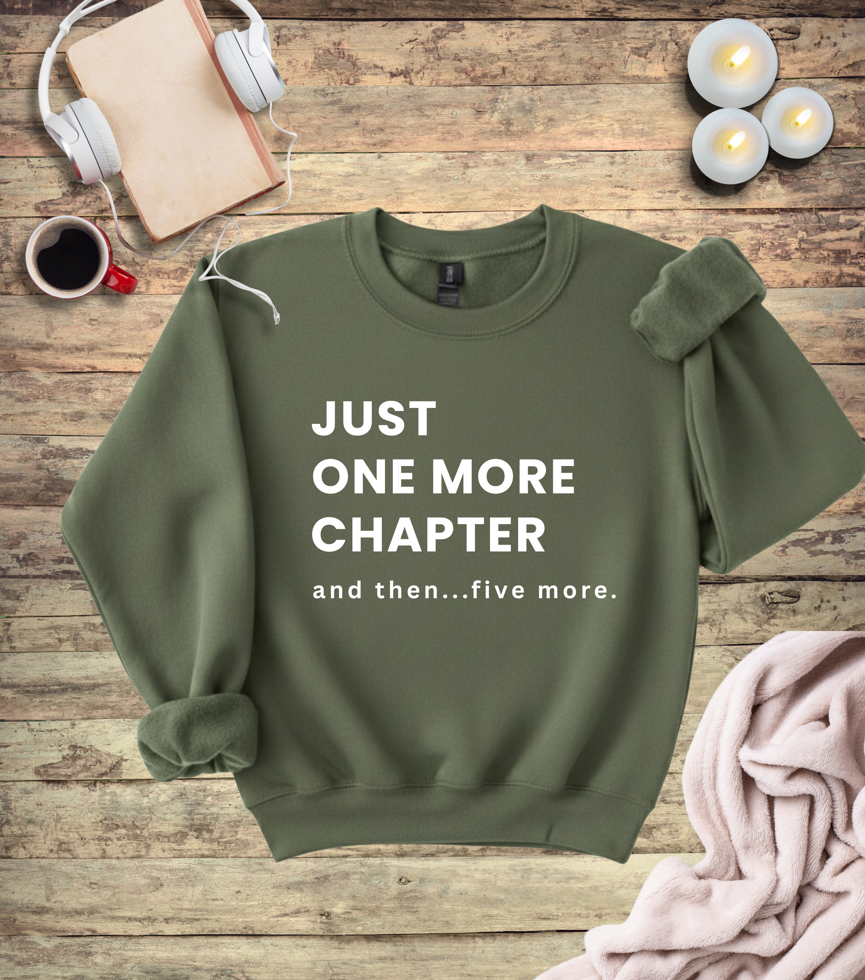 Just One More Chapter Crewneck